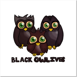 Black Owl-ive Posters and Art